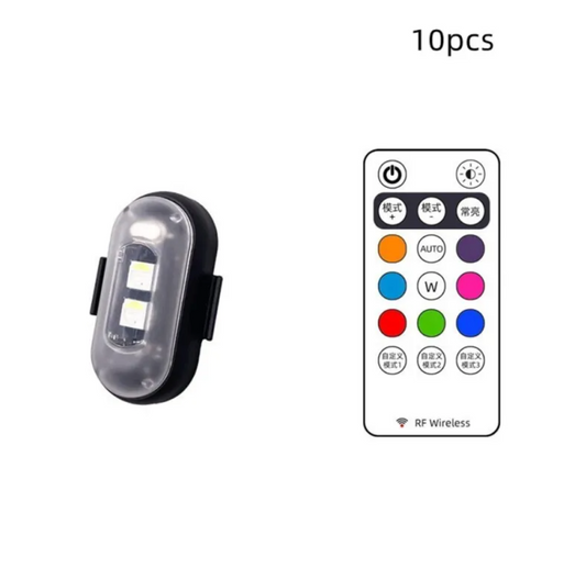 Wireless RGB Strobe Light with Remote Control